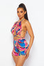 Vibrant Swirl Romper