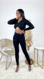 She A Vibe Cropped Cable Knit Sweater Set