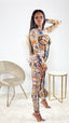 Hidden Gem Snakeskin Jumpsuit