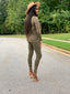 Long Sleeve Leggings Set | Olive FINAL SALE