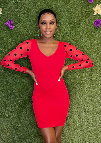 Red Polka Dress