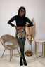 Snakeskin Pants Set | Green