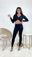 She A Vibe Cropped Cable Knit Sweater Set