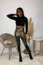 Snakeskin Pants Set | Green